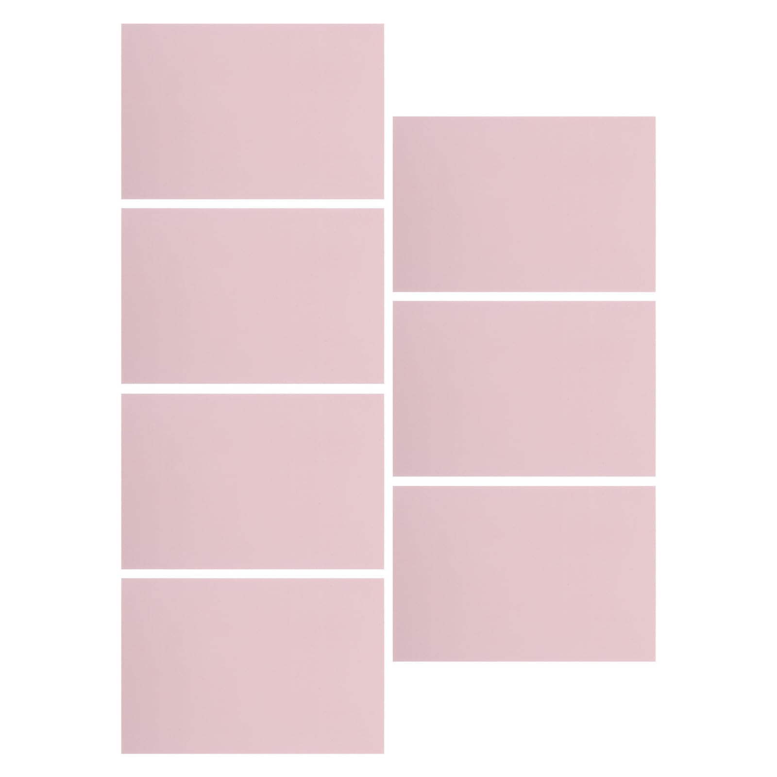 YOSADIER 7 Piezas Bloque de Goma Rosa para Tallado de Sellos Experiencia, Material Tpr Rectangular Adecuado para Proyectos Creativos y Manualidades en Papel y Tela