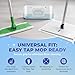 EASY TAP MOP Baking Soda Cleaning Wipes - Wet Floor Mopping Replacement Pad Refills Compatible with Swiffer Sweeper Mop - Larger & Thicker Disposable Cloths for Multi-Surfaces - 30 Count (Pack of 4)
