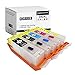 Price comparison product image COCADEEX 580XXL Empty Refillable Ink Cartridge Replacement for Canon PGI-580XXL CLI-581XXL,for PIXMA TS6150 TS6151 TS6250 TS6251 TS6350 TS6351 TS705 TR7550 TR8550 TS9550 TS9551C Printer