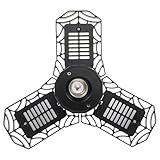 Cabilock Foldable Garage Light 40w Industrial Mining Lamp with Screw Holder Indoor Lighting Tool Deformable Bay Light for Workshop and Warehouse