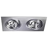 Taladro: 325x150 mm CristalRecord Foco empotrable techo