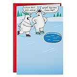 Hallmark Shoebox Funny Christmas Card (Ice Hole Polar Bears)