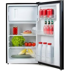 PRIMO PR145FR Koelkast tafelmodel met vriesvak – 80L – Zwart – E – Koelkast tafelmodel vrijstaand