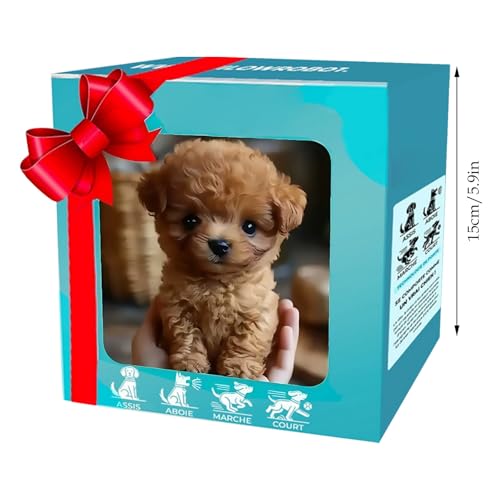 Simulierter Roboter Haustier Hund Spielzeug Kinder Realistischer Welpenroboter Mein Roboterpuppy Niedlich Komfortable Touch Kreative Tier Plüschtiere Das Gehen und Bellen Geschenk Für Erwachsene