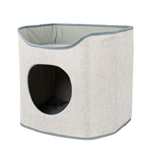 Balacoo Torre de Gato Árvore de Gato Suporte Casa Móveis Kitty Climber Casa Torre de Brincadeira de