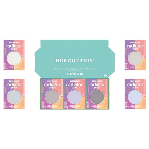 Rust-Oleum Radiator Paint in Matt Finish – Pastel Purples Tester Box