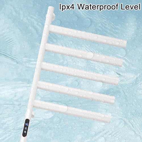 Calentador de toallas de pared blanco para spas y hoteles con ajuste de temperatura 5