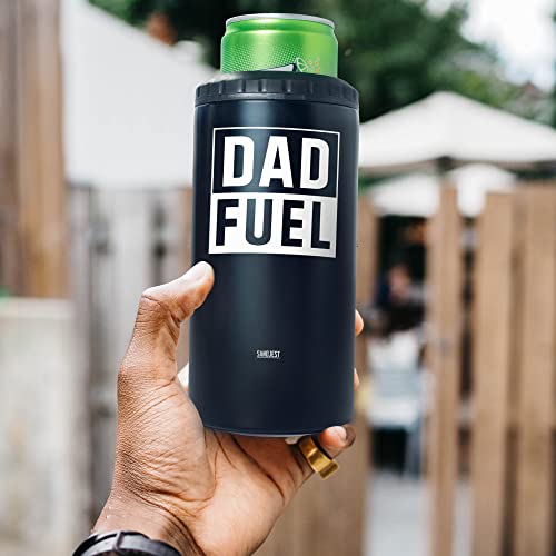 Image of SANDJEST 4-in-1 Tumbler Gifts for Dad from Daughter Son - 12oz Dad Fuel Can Cooler Tumblers Travel Mug Cup - Stainless Steel Insulated Cans Coozie Christmas, Birthday, Father's Day Gift for Daddy