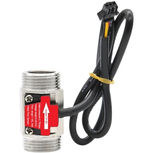 Sensor de flujo de agua para automatizar el riego del jardín con tuberías de 1 pulgada 5