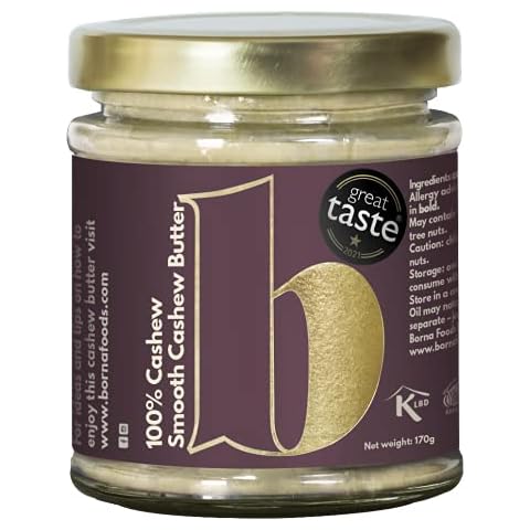 Borna Foods Cashew Butter (100% Pure Smooth)-170 Gram Cover