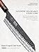 HOSHANHO 9 Inch Kiritsuke Chef Knife, Japanese Hand Forged 9 Layers 10Cr15CoMoV High Carbon Steel Kitchen Knife, Professional Chef's Knife with Ergonomic Rosewood Handle