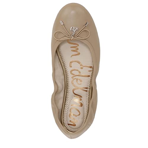 Sam Edelman Women's Felicia Ballet Flats, Soft Beige, Tan, 9 Medium Us #TOP6