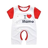 Body Bebe Frases I Love Papa/Mama Ropa Bebe Niño Verano Mamelucos Bebe Recien Nacido Niño Bodies Bebe Niña Manga Corta