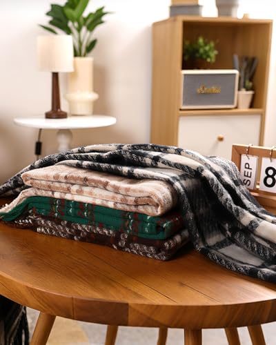 Ymomode Scarf for Women Long Plaid Winter Shawl Wrap Scarves with Tassels | Oversized Blanket Scarf, Warm Cashmere-Like Softness, Classic Plaid Design, Versatile Wrap Shawl, Perfect Fall Winter Gift - image 7