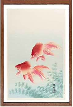 版画 peco pocon Ohara Koson's Peacock