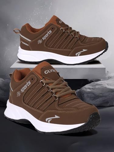 Image of CLYMB Cosco Sports Shoe with Synthetic Upper Lightweight Comfortable Mid Top Running Shoes for Men's & Boy's