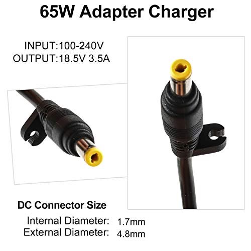 18.5V 3.5A 65W Laptop Charger For Hp Pavilion Dv6000 Dv8000 Dv2000 Dv9000 Dv1000 Dv6500 Dv6700 Dv9500 Hp Compaq Presario C300 C500 C700 #TOP1