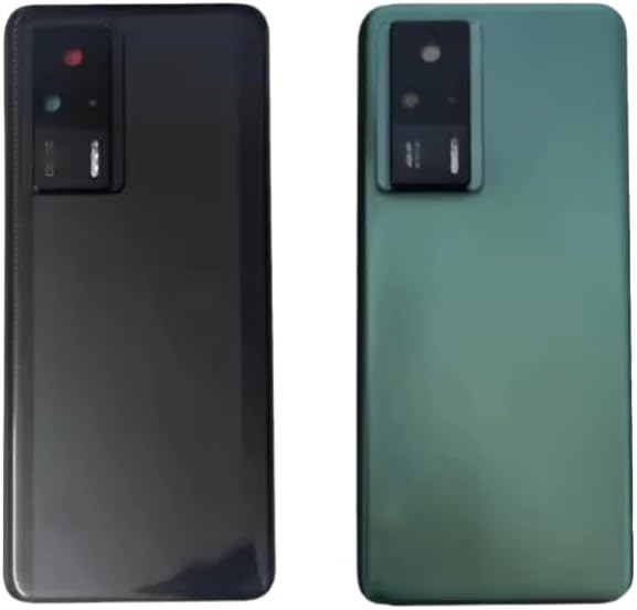 YOOOKOOO Compatible Rear Back Cover for Xiaomi Redmi K60E – Battery Door Housing Replacement Part (White with Lens)