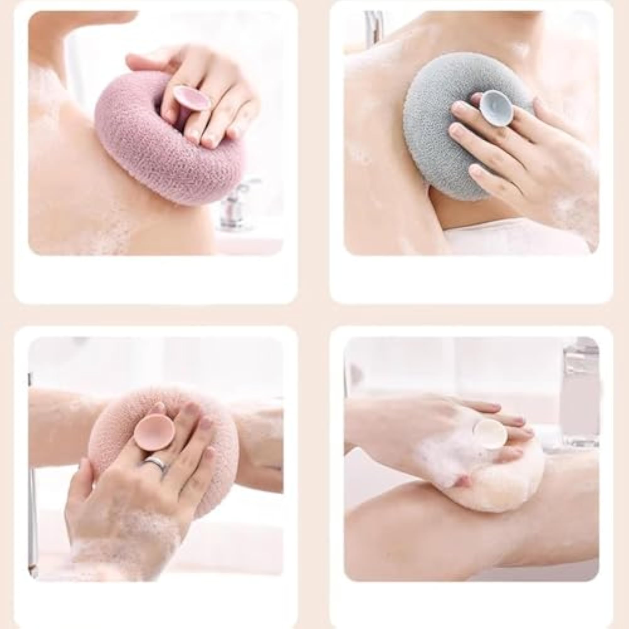 Body Scrubber for Bathing, Loofah for Body Wash