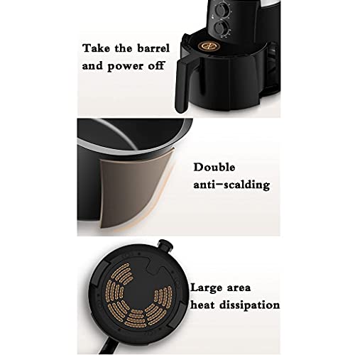 Viinice 5L Capacidade de grande capacidade Air Smart Air Electric Electric Hot Oilless 6 em 1 panela