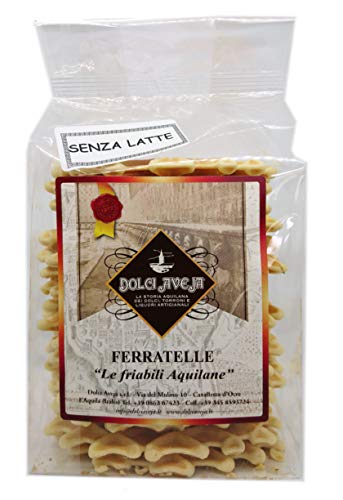 Ferratelle SENZA LATTE Artigianali Abruzzesi - Neole - Pizzelle - Cancellate - Dolci Aveja