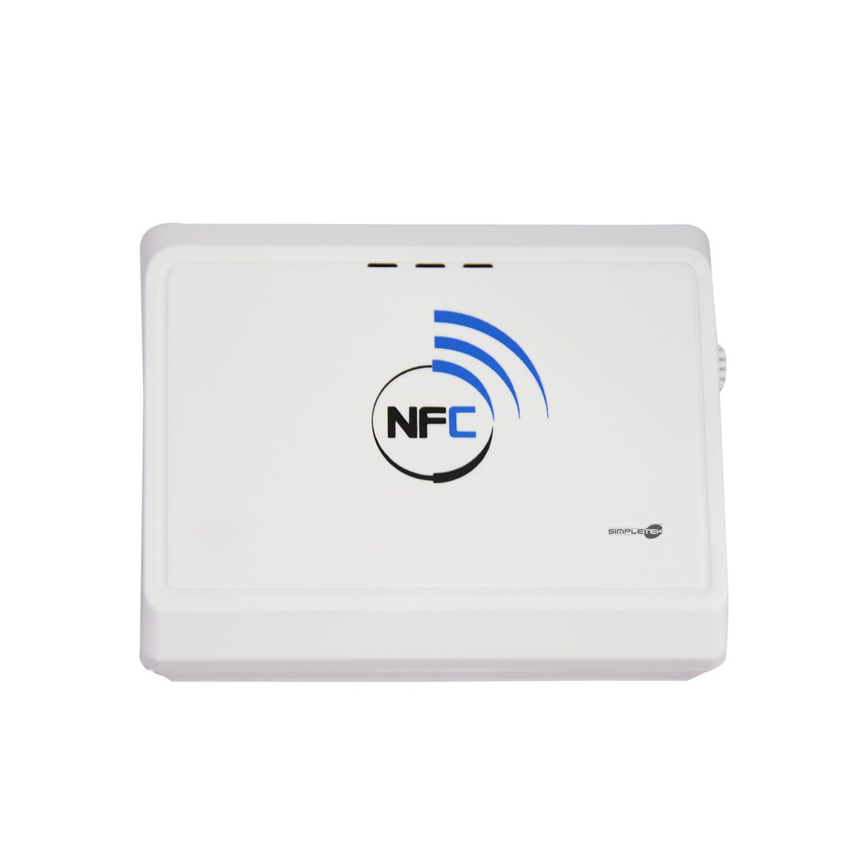 SIMPLETEK - Lector Escritor Smart Card Combo NFC Bluetooth 4.0 BLE USB | HID, Plug & Play, 2 LED de señalización visual, zumbador, bolsillo, batería 300mAh, ISO 14443 A B, ISO 18092, radiofrecuencia
