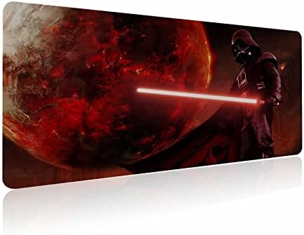 Extra Large Gaming Mouse Pad Widen Custom Design Mousepad,Mouse Pads with Non-Slip Rubber Base,Stitched Edges Mouse Mat,Washable Desk Pad for Computer Gaming,Office,Home,Desktop,31.5x15.7 Inch