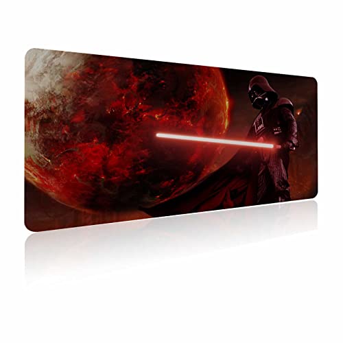 Extra Large Gaming Mouse Pad Widen Custom Design Mousepad,Mouse Pads With Non-Slip Rubber Base,Stitched Edges Mouse Mat,Washable Desk Pad For Computer Gaming,Office,Home,Desktop,31.5X15.7 Inch #TOP28