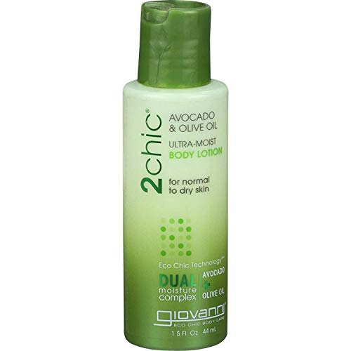 Giovanni 2Chic Avocado & Olive Oil Ultra-Moist Body Lotion, 1.5 Fluid Ounce Giovanni 2Chic Avocado & Olive Oil Ultra-Moist Body Lotion, 1.5 Fluid Ounce