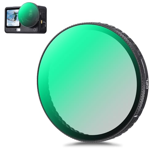 Image of K&F CONCEPT Snap On CPL Filter Compatible with DJI Osmo Action 6, Circular Polarizers Filters, HD Optical Glass with Multi-Coated Anti-Glare Reduce Reflections Action Camera Accessories