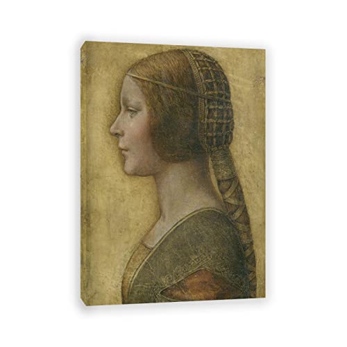 Affiches Belle Princesse de Vinci pour salon élégant art encadré