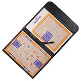 BESPORTBLE Pizarra De Baloncesto Portátil De Cuero Tablero De Escritura Para Entrenamiento De Baloncesto Para Entrenamientos De Basquetbol