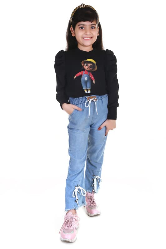 Image of Stylish and Fancy Puff Full Sleeve Tops for Girls Kids