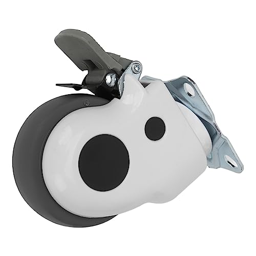 Rodízio giratório de borracha termoplástica para bancada de trabalho de 10 cm