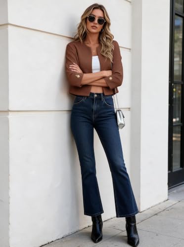 Women's Fall Coats and Jackets Cropped Light Jacket Casual Everyday Style S - image 6