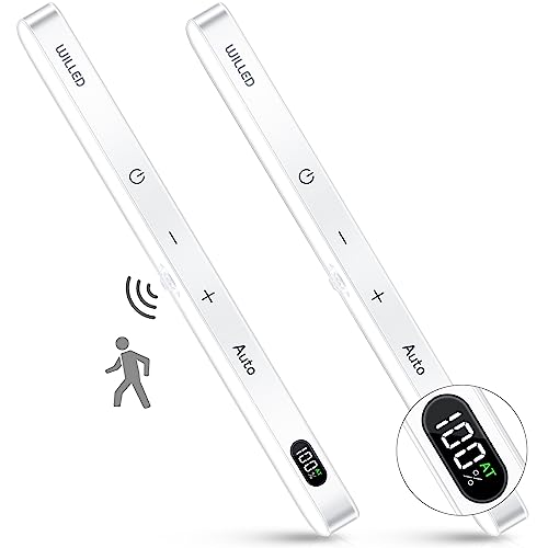 WILLED Rechargeable Under Cabinet Lights 2-Pack