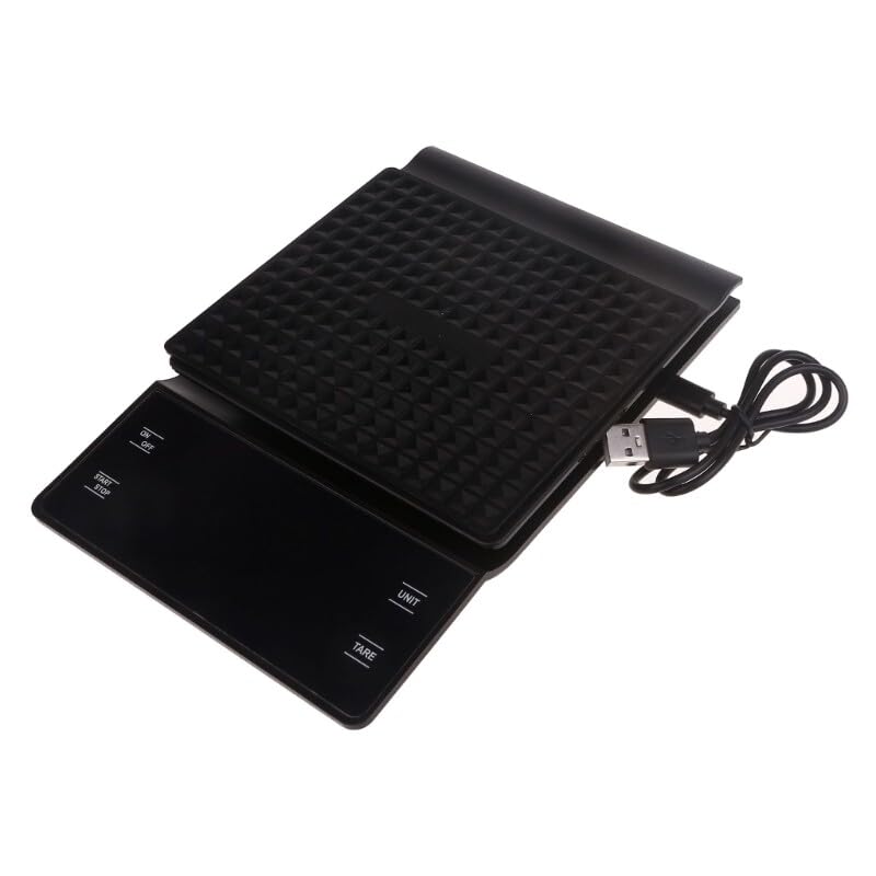 Coffee Scales with Timer Espresso Scale hargeable Kitchen Scale 3kg Capacity