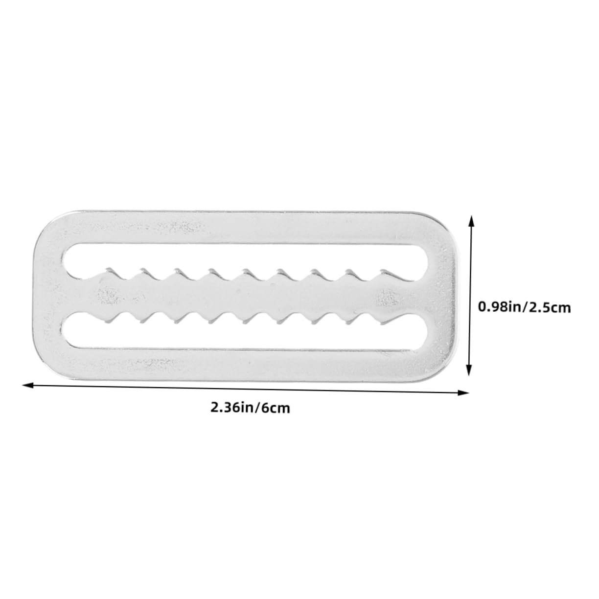 KICHOUSE Scuba Diving Clip Stainless Lanyard Clip Serrated Design for Diving Belts