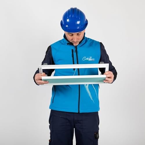 Cartongesso.pro Falltür für Gipskartonplatten | Standardtür für Gipskartonplatten | Falltüren für Gipskartonplatten außerhalb des Standards, Inspektionstür für alle Größen (20 x 50)