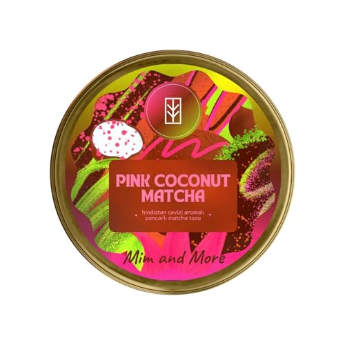 Pink Coconut Matcha - Hindistan Cevizi Aromalı Pembe Superfood Matcha Tozu, 25 g
