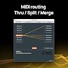 CME U6MIDI Pro + 4-Pack 2FT TRS 3.5 (A) MIDI Cables - MIDI Interface with Router, Mapper and Filter + 4-Pack TRS 3.5 Low-Profile MIDI cables