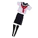 Camisa Linda y Ropa Interior Mini Falda Uniforme Ropa para 12 Pulgadas Muñeca Blythe