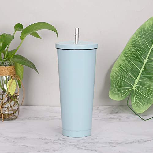 Aiboria 750ml / 25oz Vaso de Viaje de Taza de café con Aislamiento al vacío de Doble Pared Taza de café de Acero… - Imagen 4