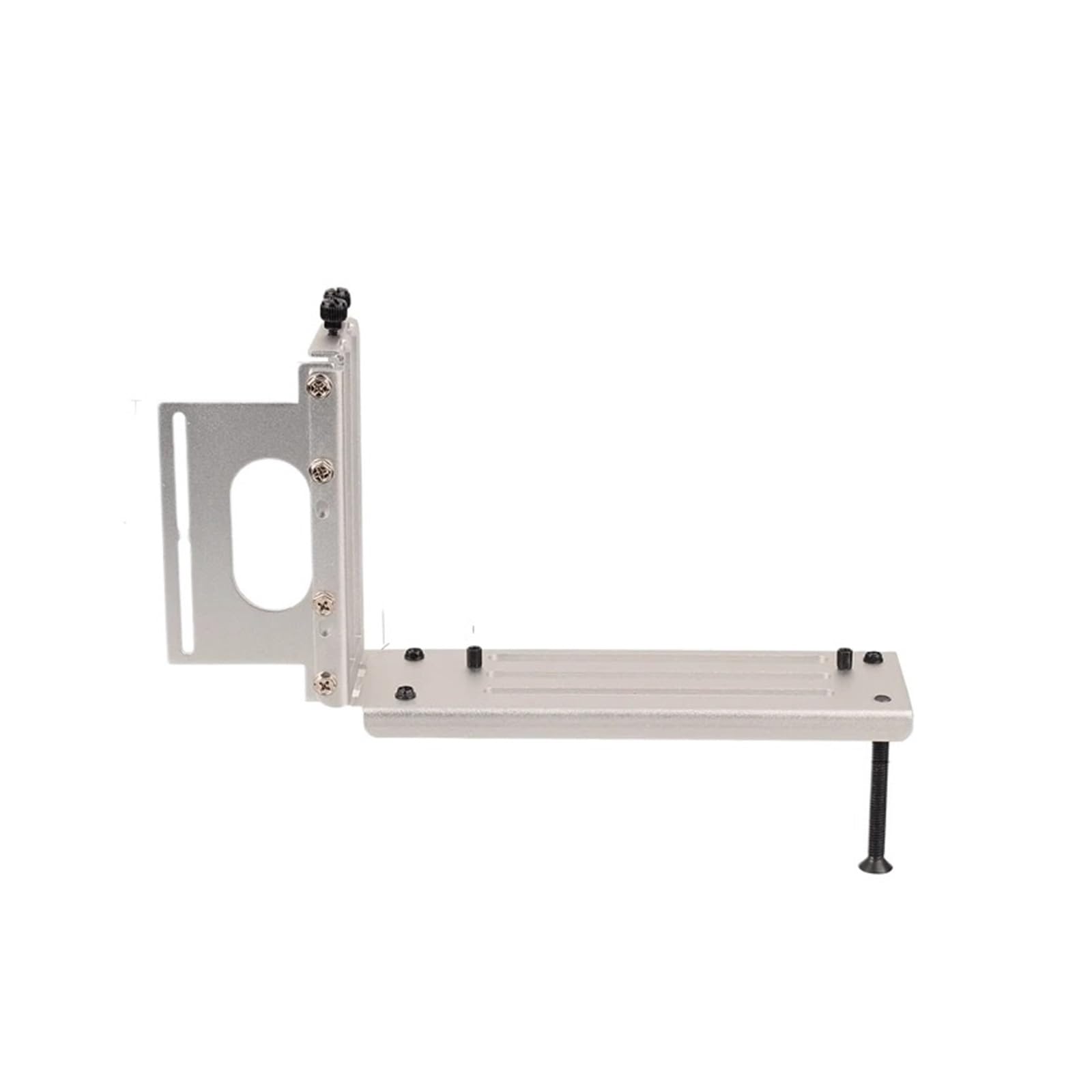 Biały kabel PCIe 4.0 Riser Pionowy zestaw kart graficznych do montażu pionowego PCI Express X16 GEN4 karta przedłużająca do GTX RTX Series GPU (aluminiowy wspornik)