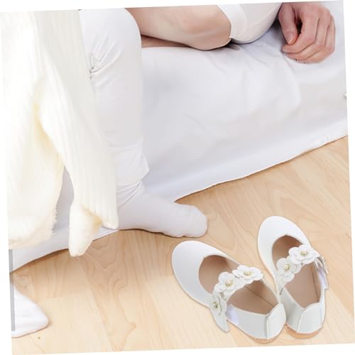 GALPADA Shoes Kids Girls Toddler Soft Sole Shoes White Comfortable Breathable Material Size 26 Eu27 Us9.5 Uk103