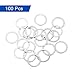 uxcell 100 Pcs M10 Flat Washer, 10x14x0.5mm Thickened 304 Stainless Steel Flat Spacers for Screw, Bolt, Automotive, Industrial Machinery