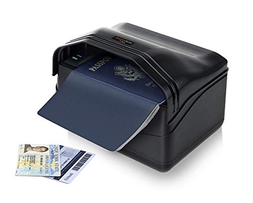 Plustek Passport/Driver License Scanner X-Mini, Visible and IR, Compliant with ICAO Doc 9303 / MRTDs (Includes Manager Software and Support SDK)