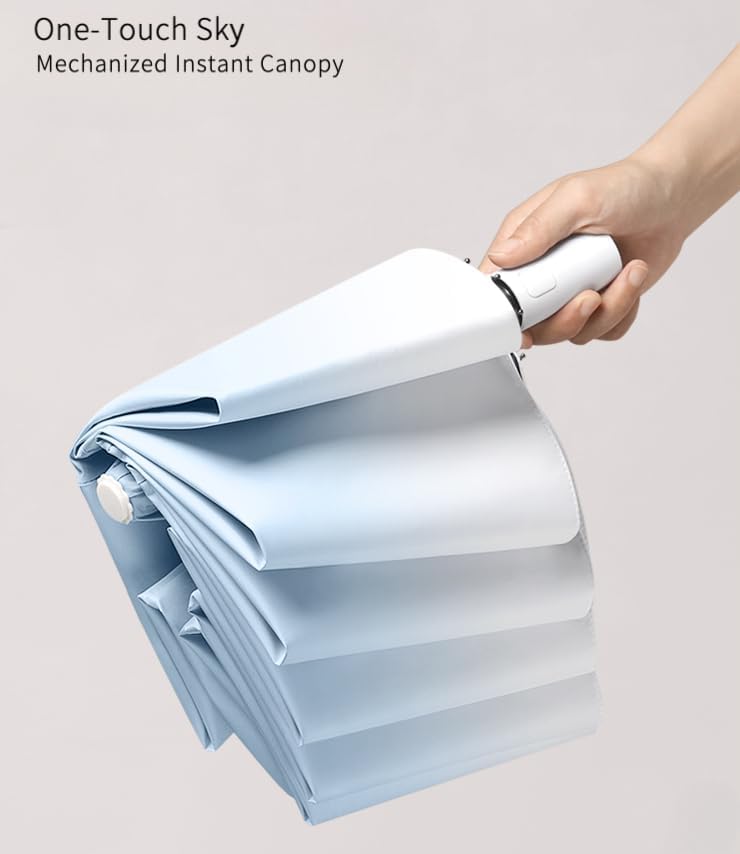 Compact Travel Umbrella - Mini Umbrella for Purse, Small Lightweight & Tiny Design Perfect for Parasol Outdoor Sun & Rain Umbrellas - Image 4