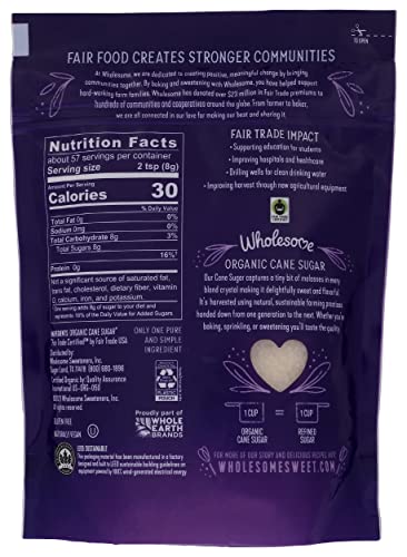 Wholesome Organic Cane Sugar 16 Oz #TOP2