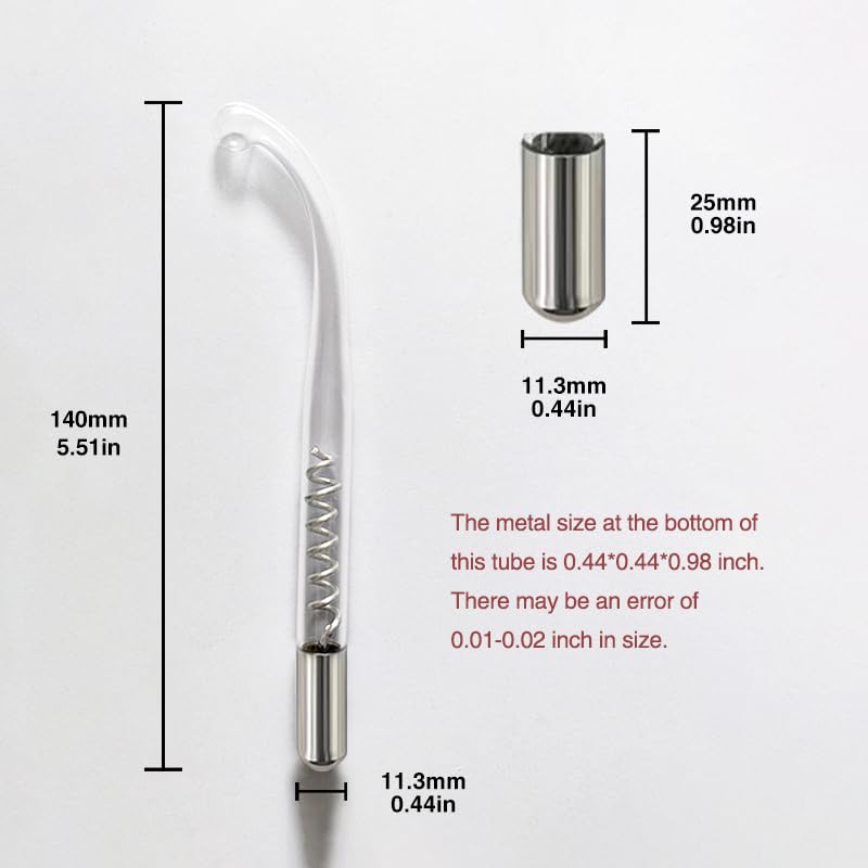 Electrode Wand Glass Tube （Spot Tube） (Purple Spot)